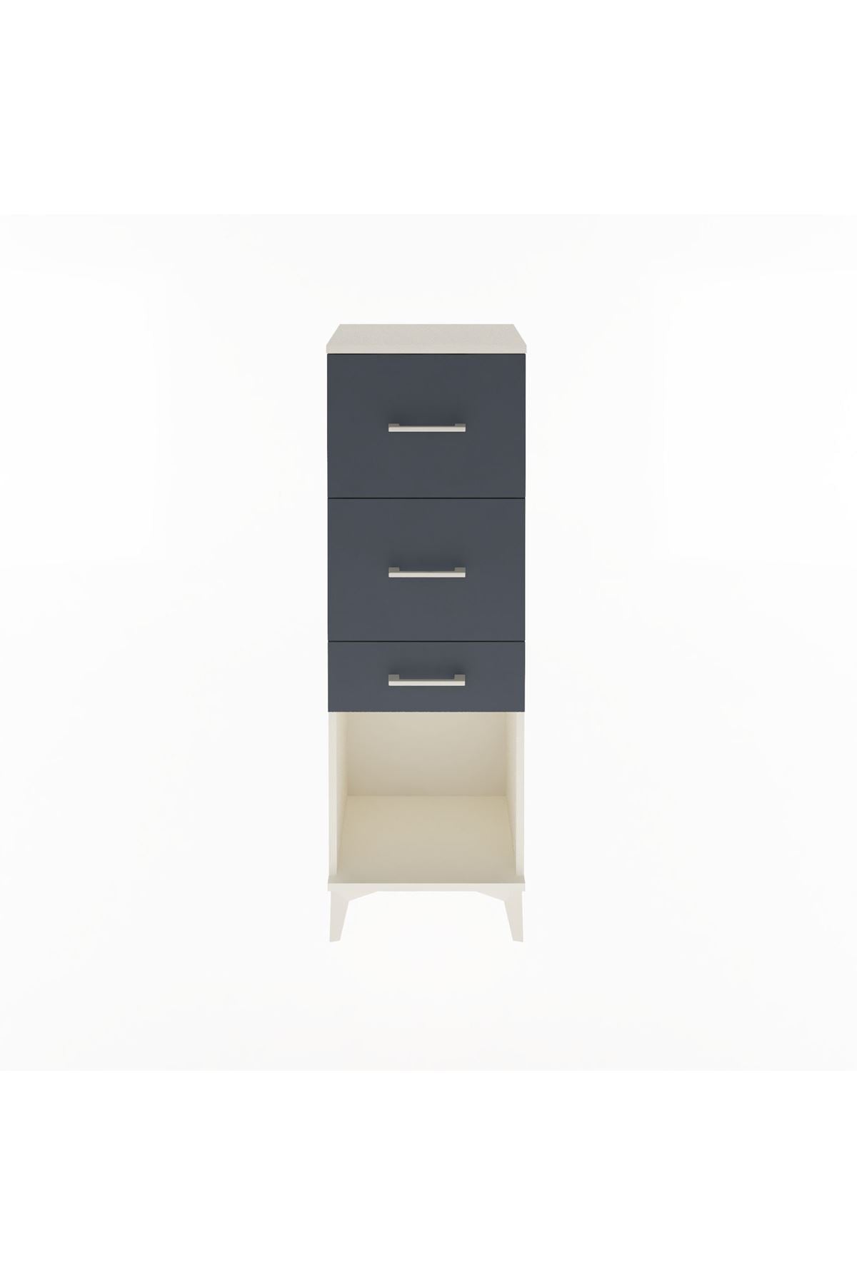 Arges Dolap 3 Çekmeceli 44x30x134 - S16M022V2A