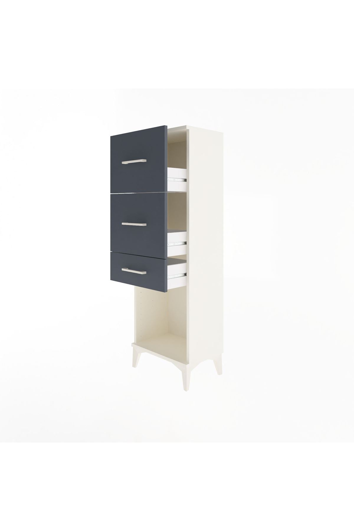 Arges Dolap 3 Çekmeceli 44x30x134 - S16M022V2A