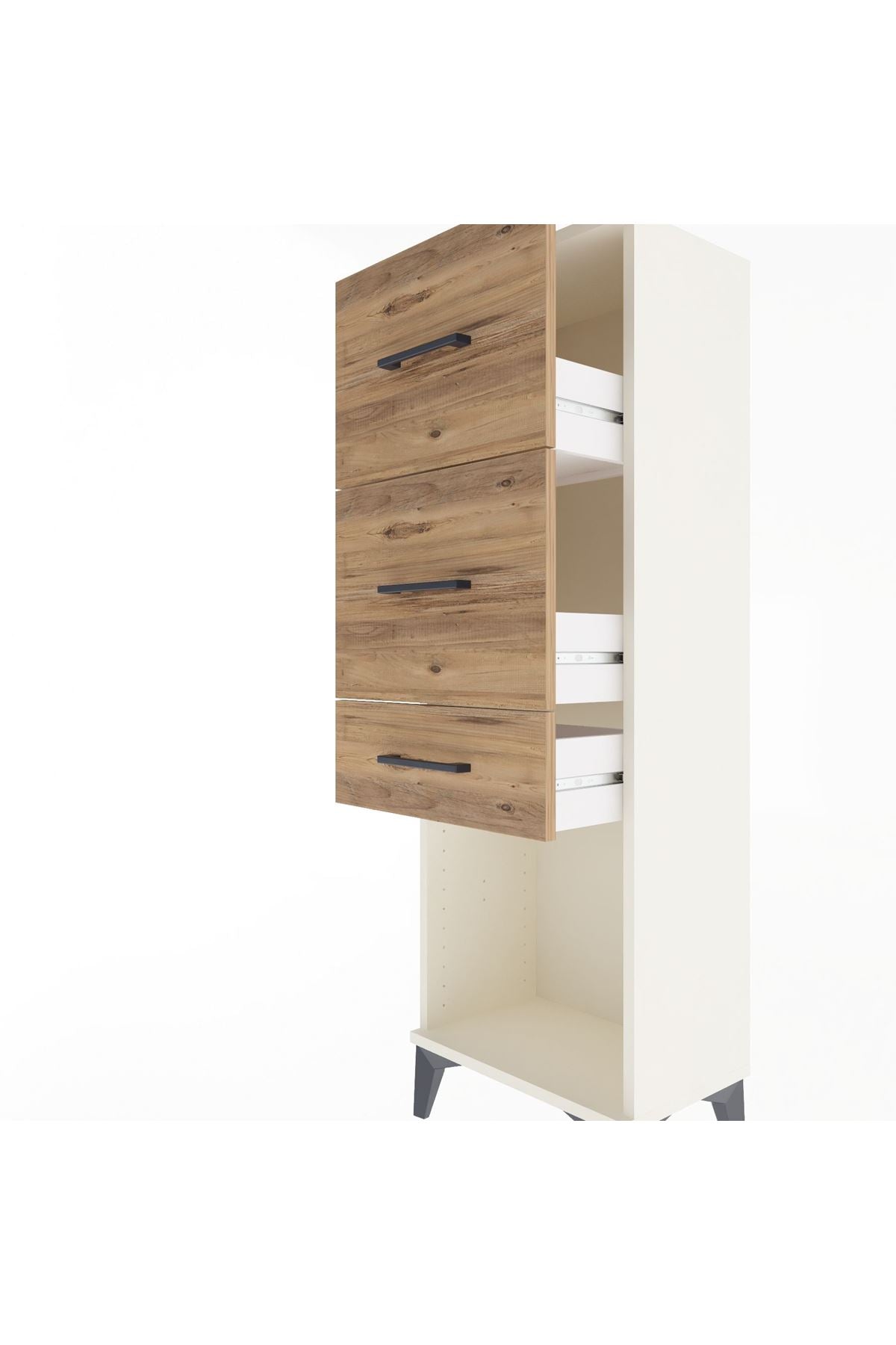 Arges Dolap 3 Çekmeceli 44x30x134 - S16M022V3A