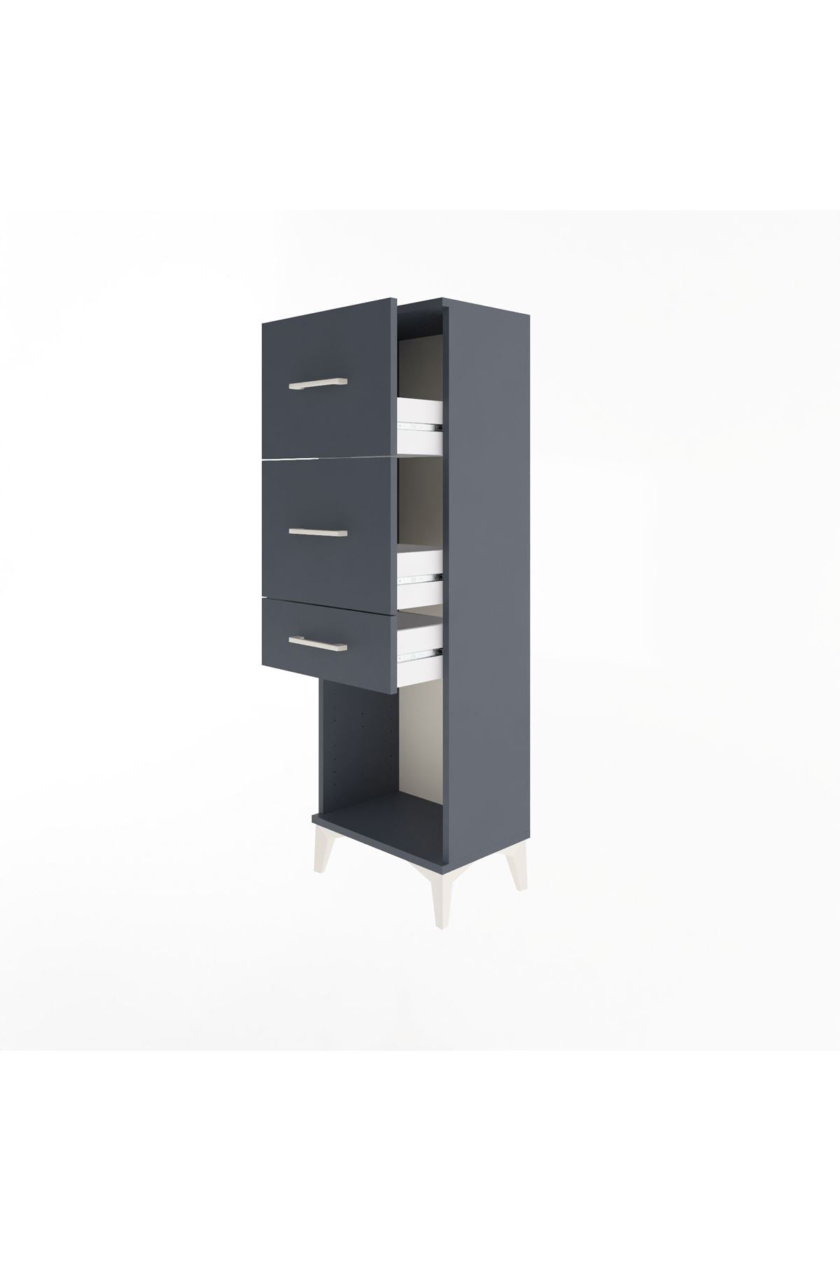 Arges Dolap 3 Çekmeceli 44x30x134 - S16M022V5A