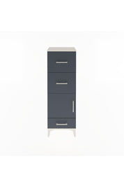 Arges Dolap Tek Raflı 3 Çekmeceli Tek Kapaklı 44x30x134 - S16M023V2A