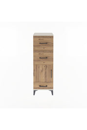Arges Dolap Tek Raflı 3 Çekmeceli Tek Kapaklı 44x30x134 - S16M023V3A