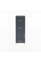 Arges Dolap Tek Raflı 3 Çekmeceli Tek Kapaklı 44x30x134 - S16M023V5A