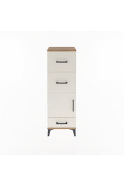 Arges Dolap Tek Raflı 3 Çekmeceli Tek Kapaklı 44x30x134 - S16M023V7A