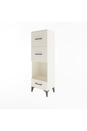 Arges Dolap Tek Raflı 3 Çekmeceli 44x30x134 - S16M024V1A