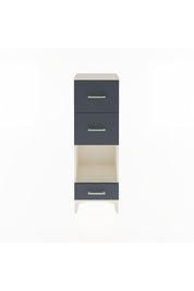 Arges Dolap Tek Raflı 3 Çekmeceli 44x30x134 - S16M024V2A