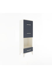 Arges Dolap Tek Raflı 3 Çekmeceli 44x30x134 - S16M024V2A