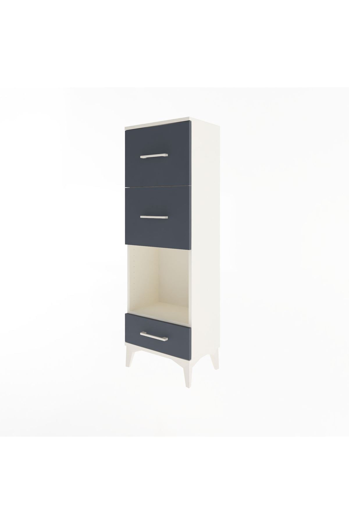 Arges Dolap Tek Raflı 3 Çekmeceli 44x30x134 - S16M024V2A
