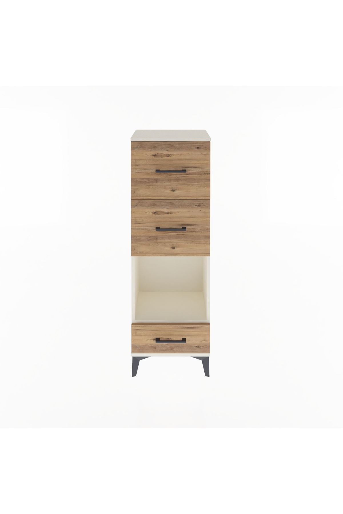 Arges Dolap Tek Raflı 3 Çekmeceli 44x30x134 - S16M024V3A