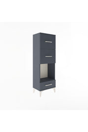 Arges Dolap Tek Raflı 3 Çekmeceli 44x30x134 - S16M024V5A