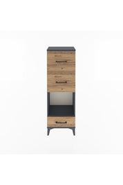 Arges Dolap Tek Raflı 3 Çekmeceli 44x30x134 - S16M024V6A
