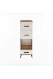 Arges Dolap Tek Raflı 3 Çekmeceli 44x30x134 - S16M024V7A