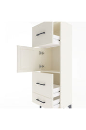 Arges Dolap Tek Raflı 3 Çekmeceli Tek Kapaklı 44x30x134 - S16M025V1A