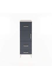Arges Dolap Tek Raflı 3 Çekmeceli Tek Kapaklı 44x30x134 - S16M025V2A