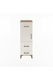 Arges Dolap Tek Raflı 3 Çekmeceli Tek Kapaklı 44x30x134 - S16M025V7A