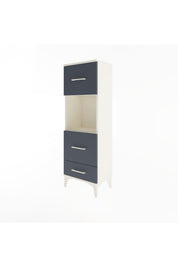 Arges Dolap Tek Raflı 3 Çekmeceli 44x30x134 - S16M026V2A