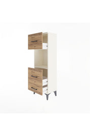 Arges Dolap Tek Raflı 3 Çekmeceli 44x30x134 - S16M026V3A