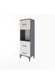 Arges Dolap Tek Raflı 3 Çekmeceli 44x30x134 - S16M026V4A