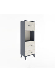 Arges Dolap Tek Raflı 3 Çekmeceli 44x30x134 - S16M026V4A
