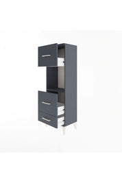Arges Dolap Tek Raflı 3 Çekmeceli 44x30x134 - S16M026V5A