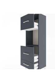 Arges Dolap Tek Raflı 3 Çekmeceli 44x30x134 - S16M026V5A