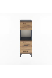 Arges Dolap Tek Raflı 3 Çekmeceli 44x30x134 - S16M026V6A