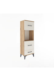 Arges Dolap Tek Raflı 3 Çekmeceli 44x30x134 - S16M026V7A