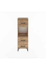 Arges Dolap Tek Raflı 3 Çekmeceli 44x30x134 - S16M026V9A