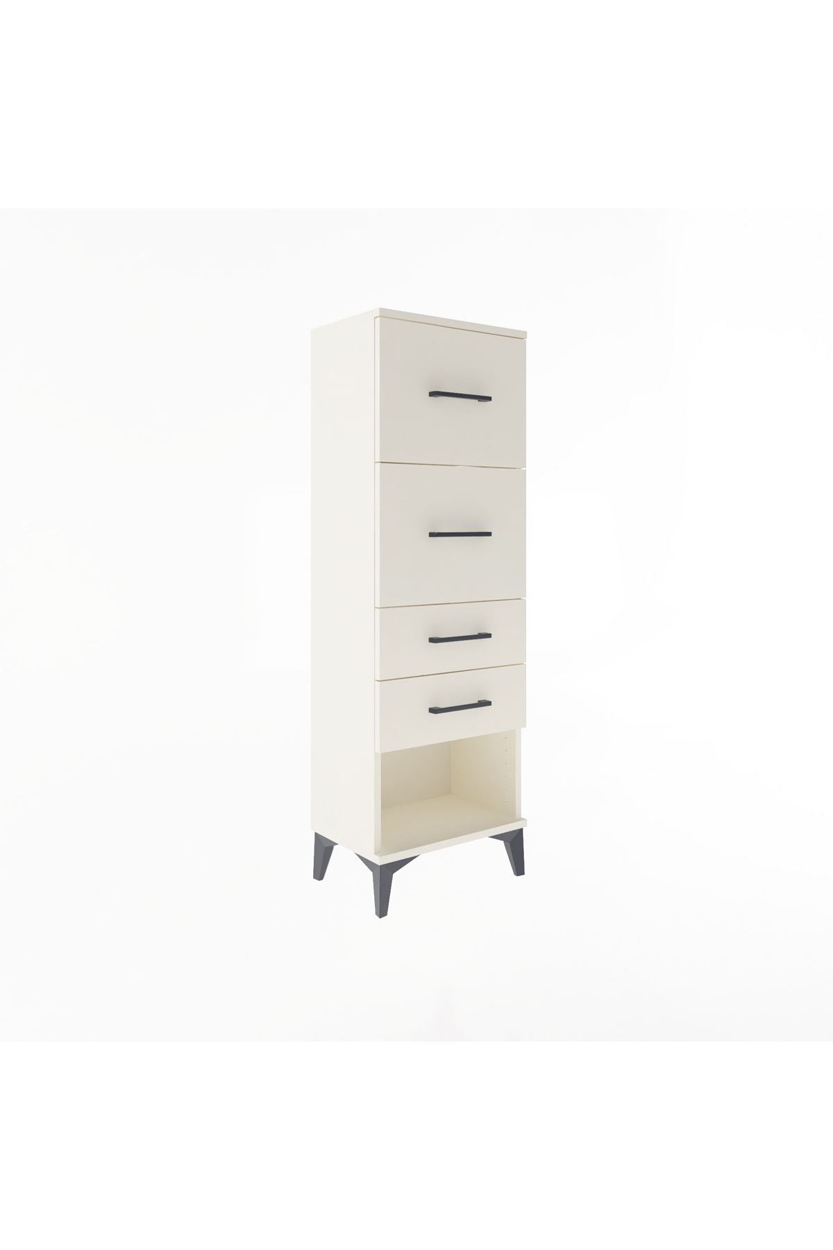 Arges Dolap 4 Çekmeceli 44x30x134 - S16M027V1A