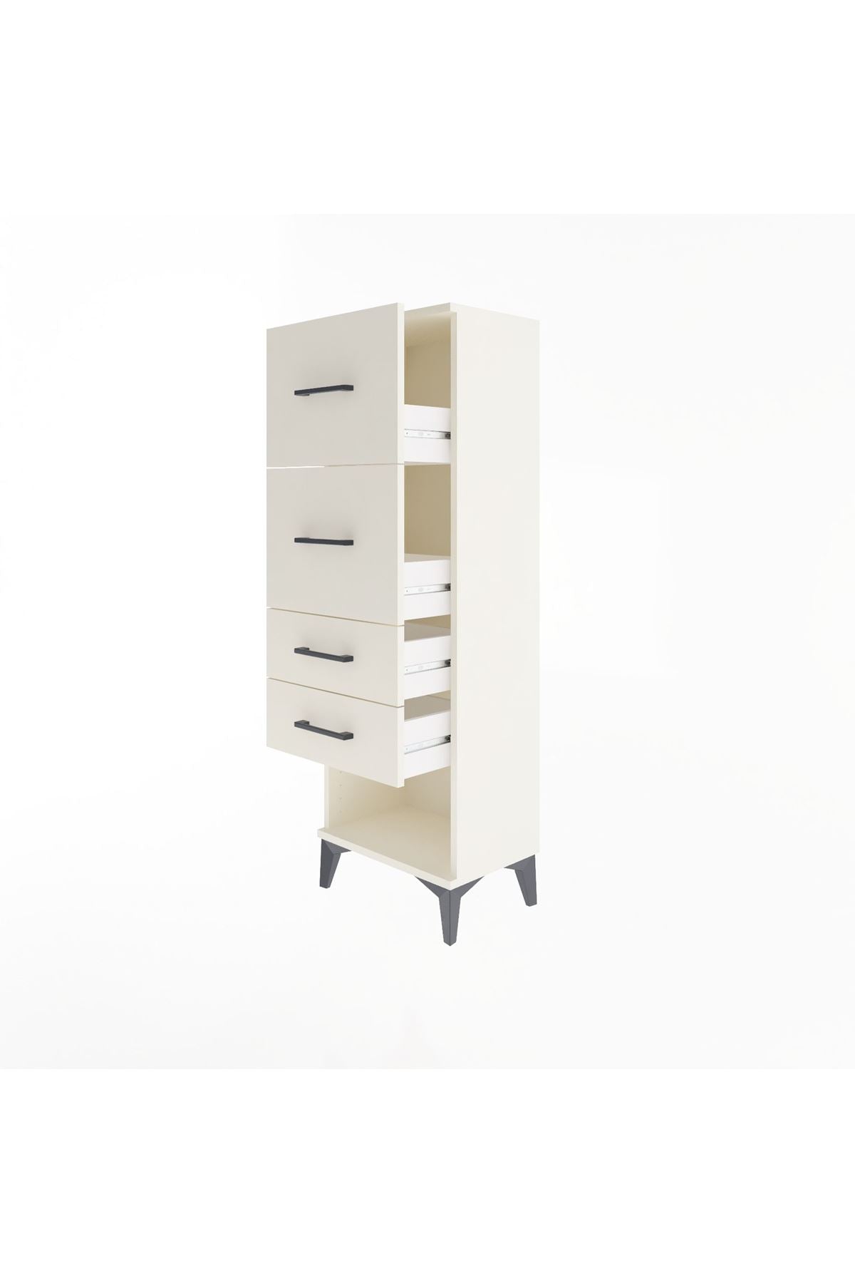 Arges Dolap 4 Çekmeceli 44x30x134 - S16M027V1A