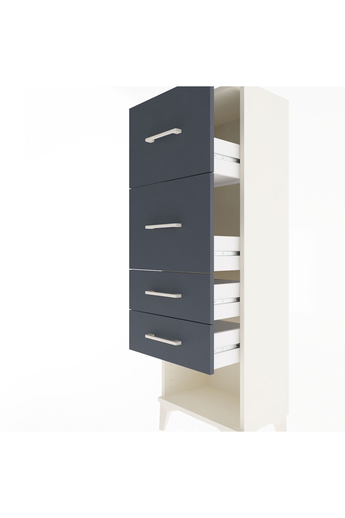 Arges Dolap 4 Çekmeceli 44x30x134 - S16M027V2A