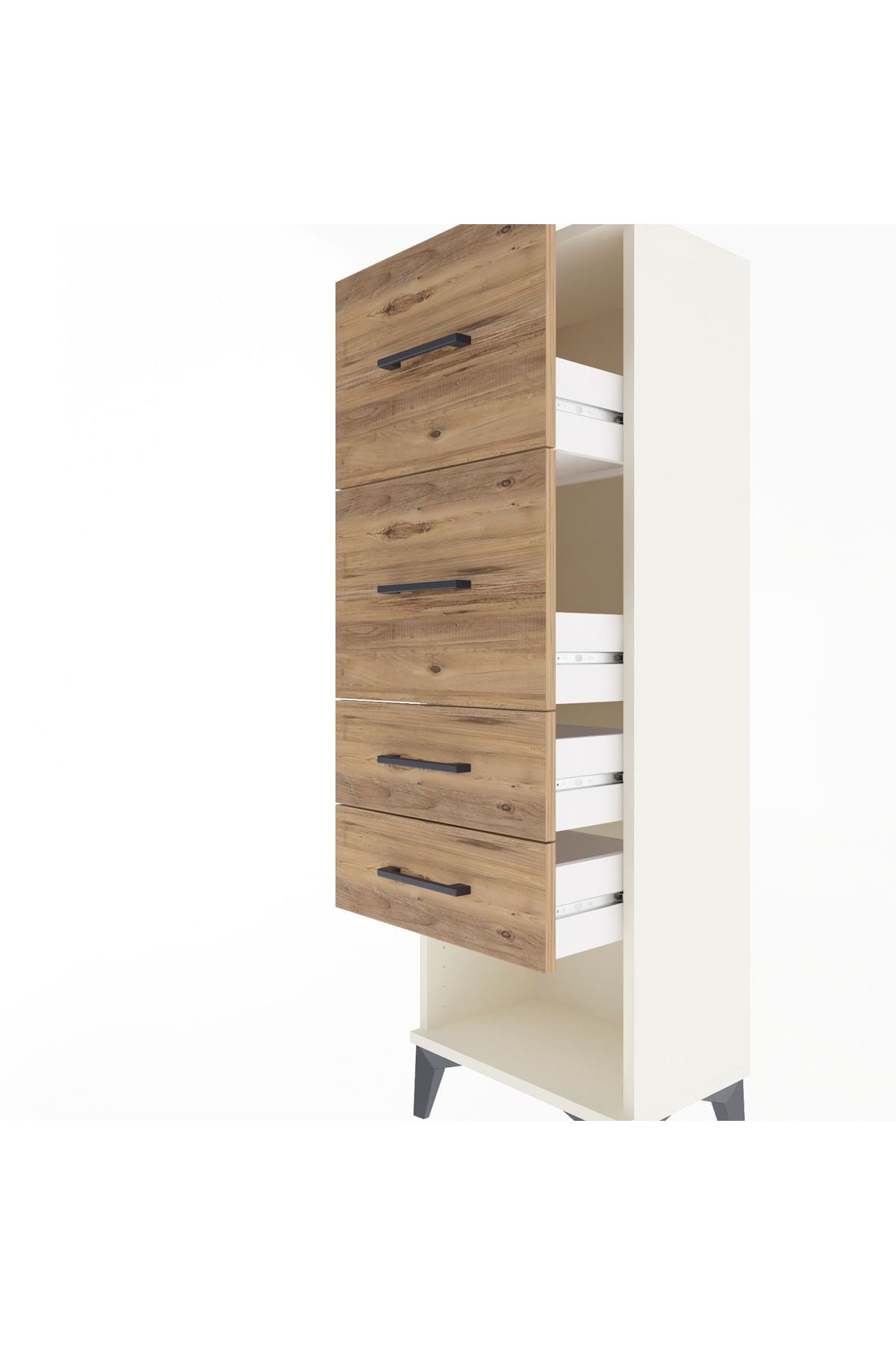 Arges Dolap 4 Çekmeceli 44x30x134 - S16M027V3A