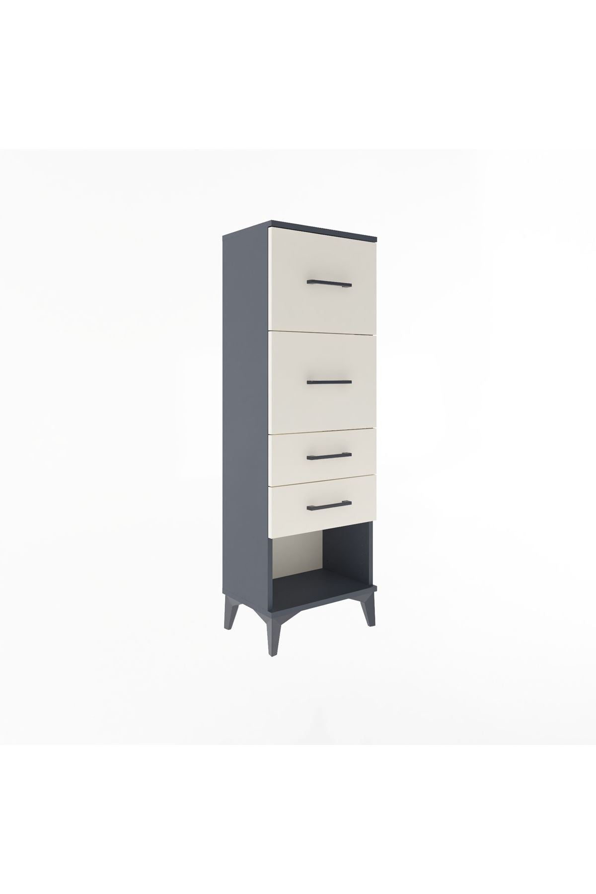 Arges Dolap 4 Çekmeceli 44x30x134 - S16M027V4A