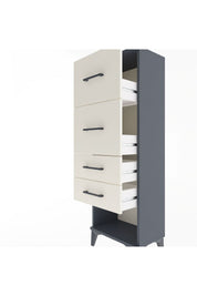 Arges Dolap 4 Çekmeceli 44x30x134 - S16M027V4A