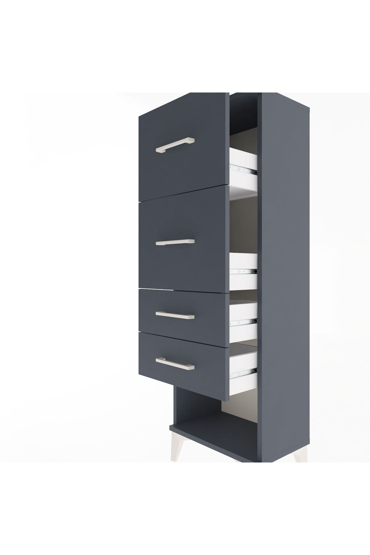 Arges Dolap 4 Çekmeceli 44x30x134 - S16M027V5A