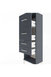 Arges Dolap 4 Çekmeceli 44x30x134 - S16M027V5A
