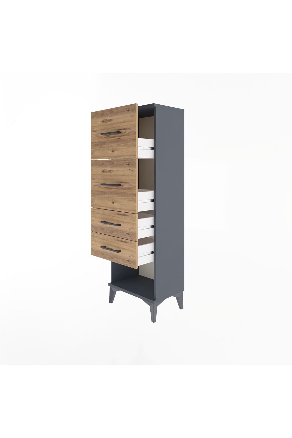 Arges Dolap 4 Çekmeceli 44x30x134 - S16M027V6A