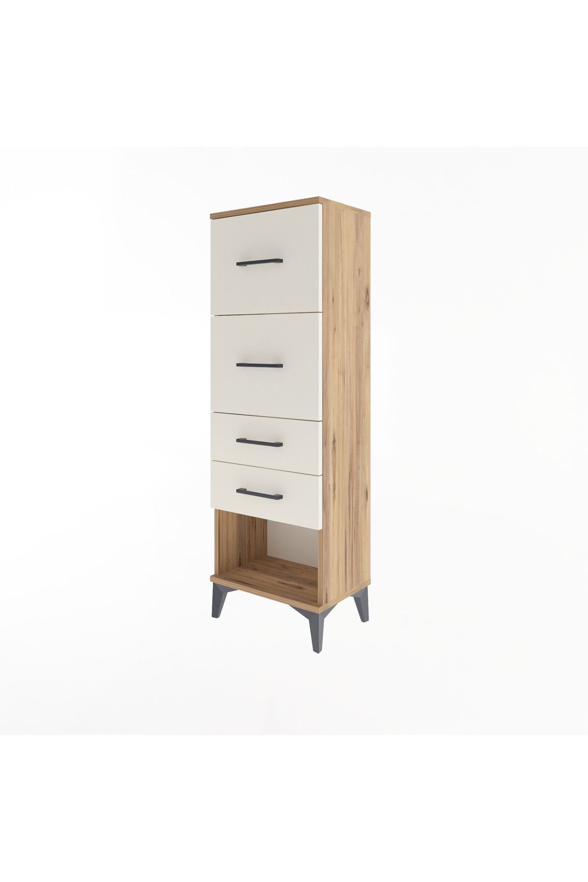 Arges Dolap 4 Çekmeceli 44x30x134 - S16M027V7A