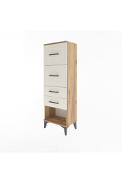 Arges Dolap 4 Çekmeceli 44x30x134 - S16M027V7A