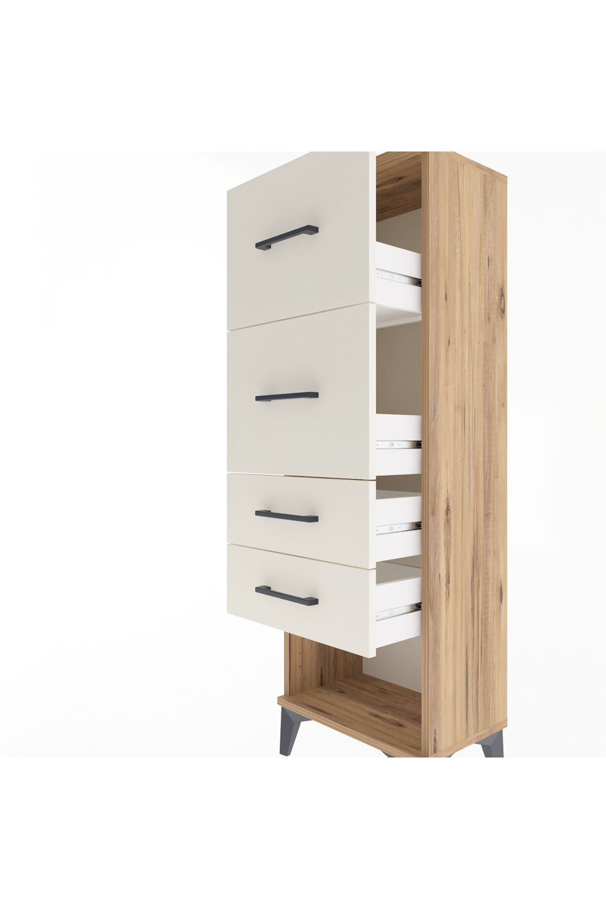 Arges Dolap 4 Çekmeceli 44x30x134 - S16M027V7A