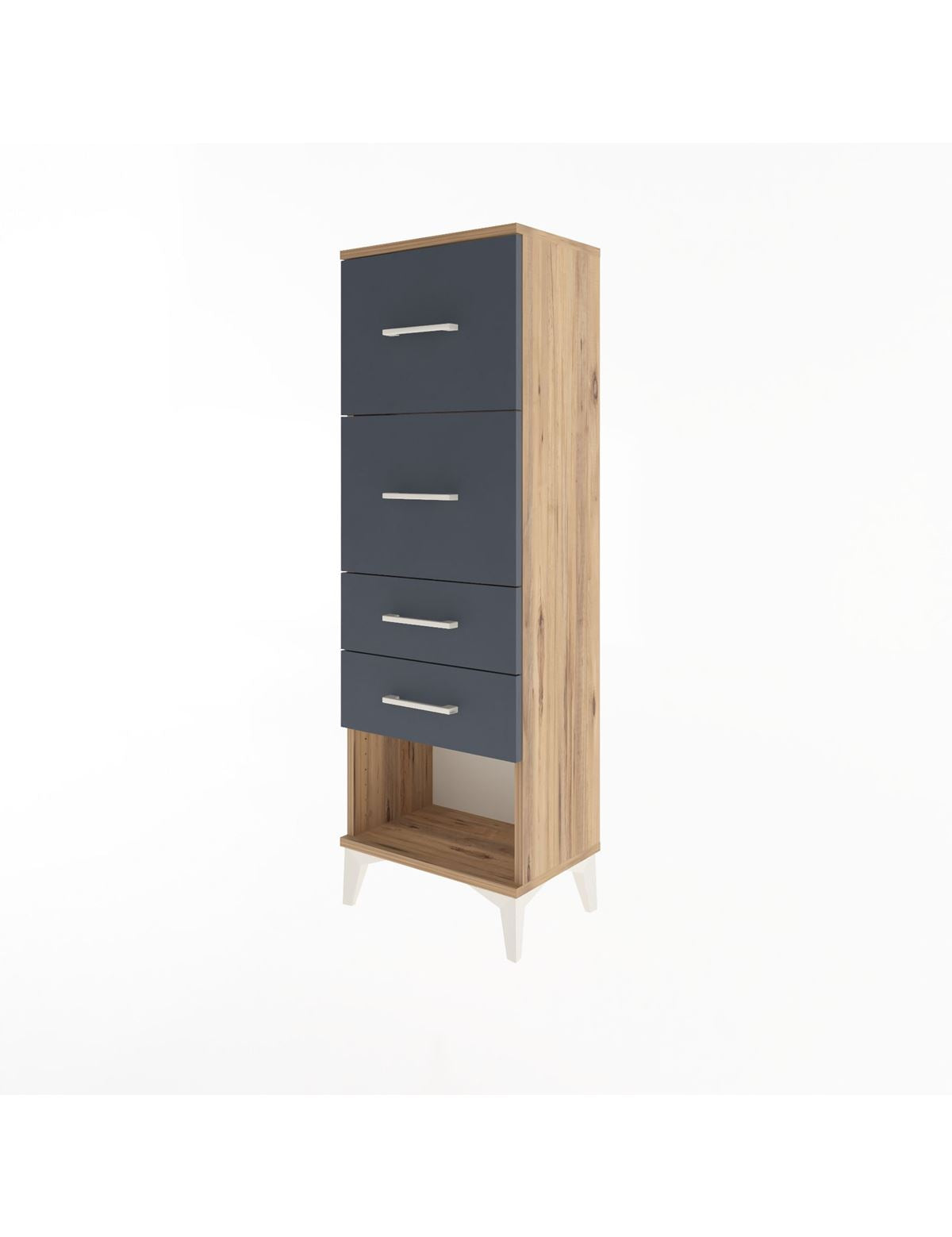 Arges Dolap 4 Çekmeceli 44x30x134 - S16M027V8A