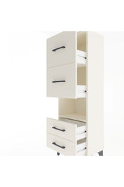 Arges Dolap Tek Raflı 4 Çekmeceli 44x30x134 - S16M028V1A