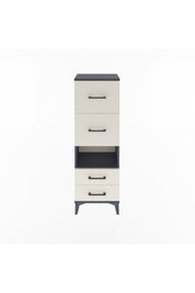 Arges Dolap Tek Raflı 4 Çekmeceli 44x30x134 - S16M028V4A