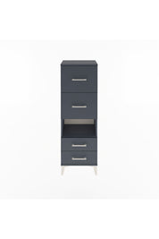 Arges Dolap Tek Raflı 4 Çekmeceli 44x30x134 - S16M028V5A