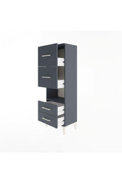 Arges Dolap Tek Raflı 4 Çekmeceli 44x30x134 - S16M028V5A