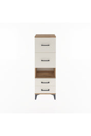 Arges Dolap Tek Raflı 4 Çekmeceli 44x30x134 - S16M028V7A