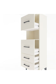 Arges Dolap Tek Raflı 4 Çekmeceli 44x30x134 - S16M029V1A