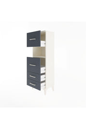 Arges Dolap Tek Raflı 4 Çekmeceli 44x30x134 - S16M029V2A