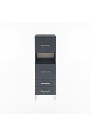 Arges Dolap Tek Raflı 4 Çekmeceli 44x30x134 - S16M029V5A