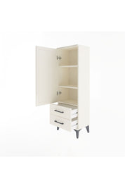 Arges Dolap 3 Raflı 2 Çekmeceli Tek Kapaklı 44x30x134 - S16M030V1A